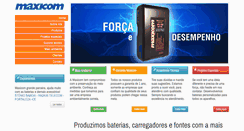 Desktop Screenshot of maxicom.com.br